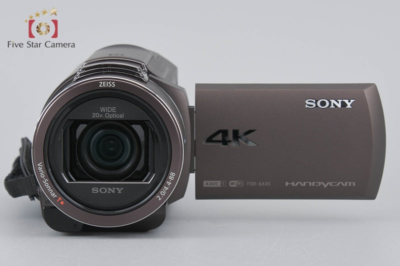 SONY HANDYCAM FDR-AX45 Bronze Brown Digital Camcorder [Japanese Language Only]