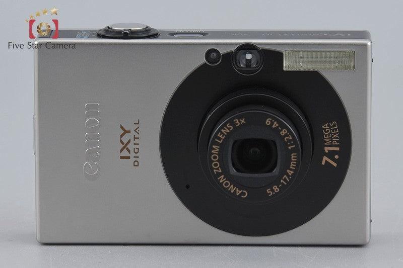 Canon IXY Digital 10 Black 7.1 MP Digital Camera w/ Box