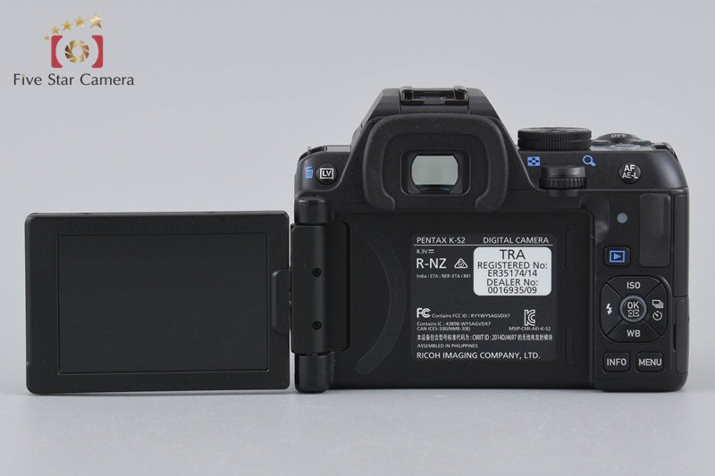 PENTAX K-S2 Black 20.1 MP Digital SLR Camera Body