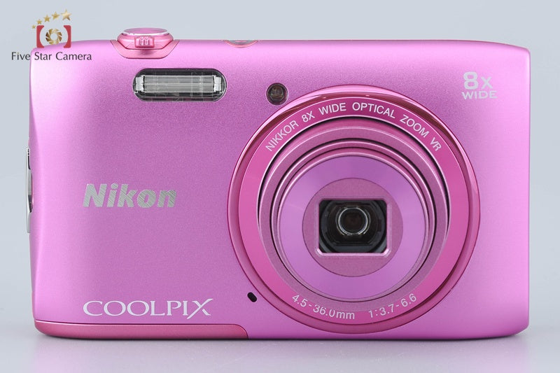 Nikon COOLPIX S3600 Azalea Pink 20.0 MP Digital Camera w/ Box