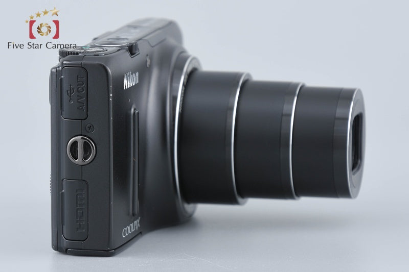 Nikon COOLPIX S9500 Matt Black 18.1 MP Digital Camera w/ Box
