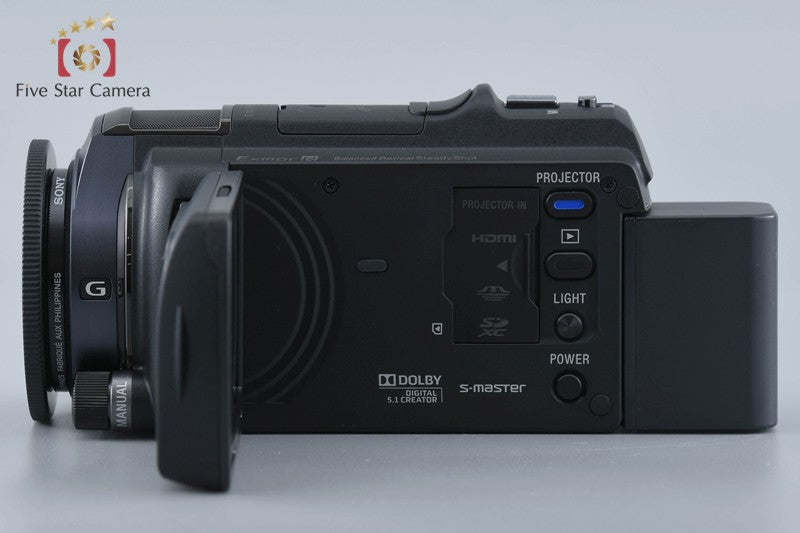 Sony HANDYCAM HDR-PJ630V Black + Shooting Grip w/ Box [Japanese Language Only]