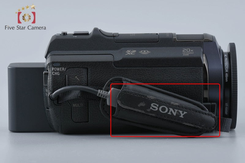 Sony HANDYCAM HDR-PJ630V Black + Shooting Grip w/ Box [Japanese Language Only]