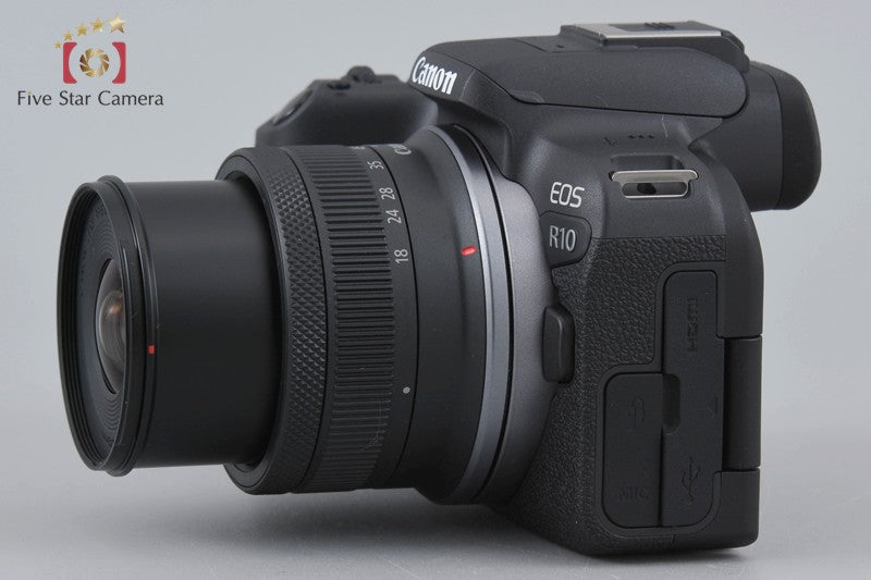 "Count 1,000" Canon EOS R10 24.2 MP Mirrorless Digital Camera 18-45 Lens w/ Box