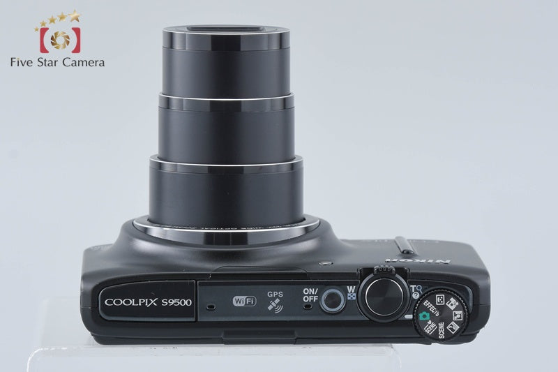 Nikon COOLPIX S9500 Matt Black 18.1 MP Digital Camera w/ Box