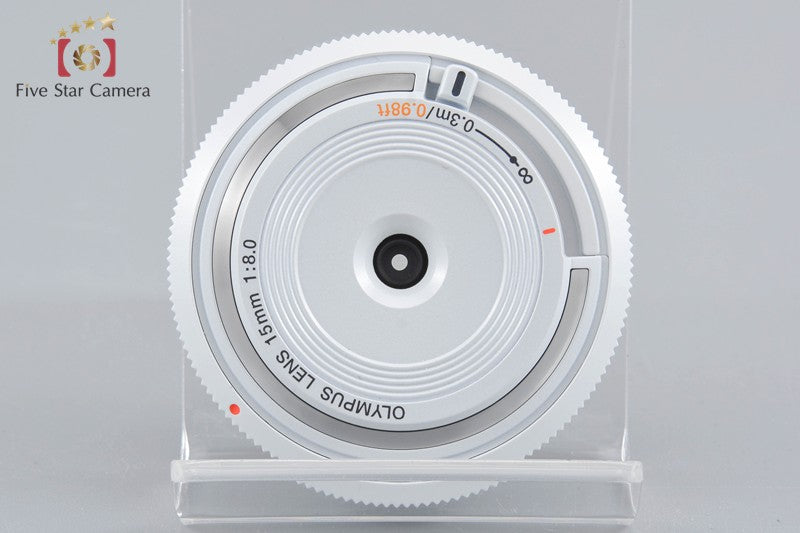 Olympus 15mm f/8 Body Cap Lens BCL-1580 White w/ Box