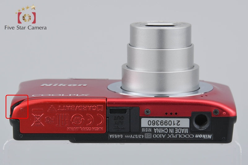 Nikon COOLPIX A100 Red 20.1 MP Digital Camera