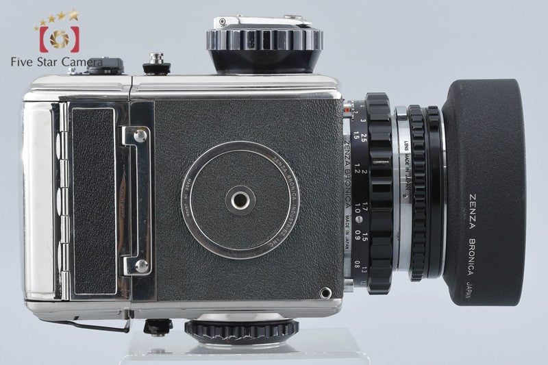 Zenza Bronica S2 Silver Early Model + Nikon NIKKOR-P 75mm f/2.8 w/ Box