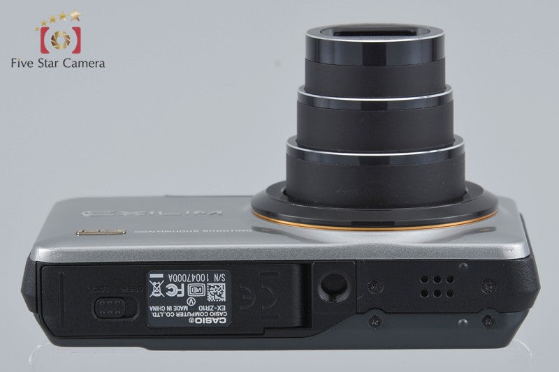 Casio HIGH SPEED EXILIM EX-ZR10 Silver 12.1 MP Digital Camera