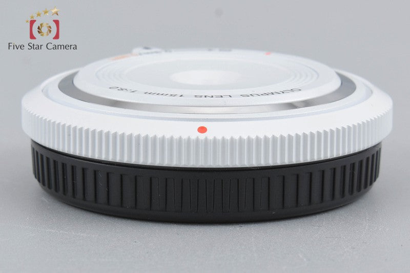 Olympus 15mm f/8 Body Cap Lens BCL-1580 White w/ Box