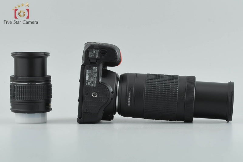 "Count 4" Nikon D5600 24.2 MP SLR Digital Camera 18-55 70-300 VR Lenses w/ Box