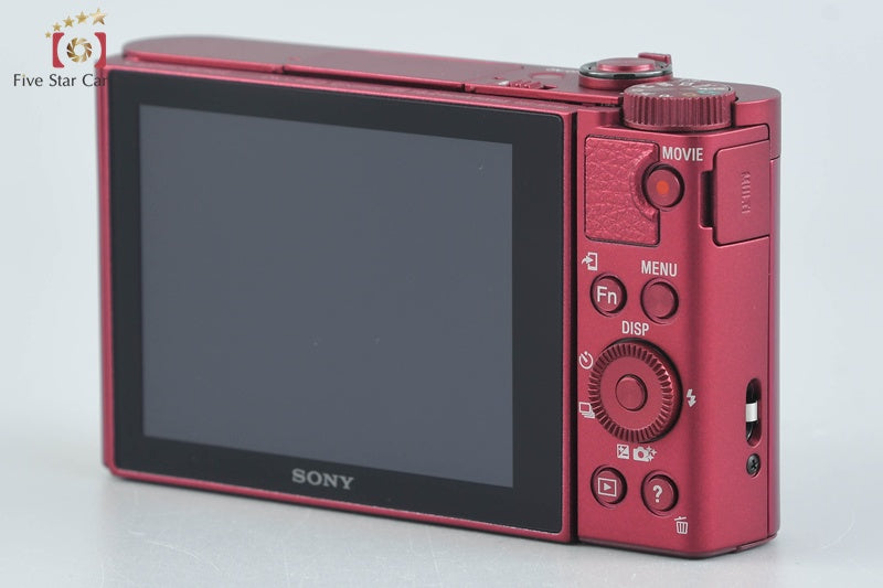 Sony Cyber-Shot DSC-WX500 Red 18.2 MP Digital Camera [Japanese Language Only]