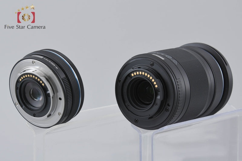 "Count 242" Olympus OM-D E-M10 Mark IV Black 20.3 MP EZ 14-42 40-150 Lens w/ Box