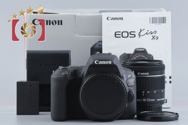 "Count 1,093" Canon EOS Kiss X9 / Rebel SL2 / 200D Black 24.2 MP DSLR 18-55 Lens
