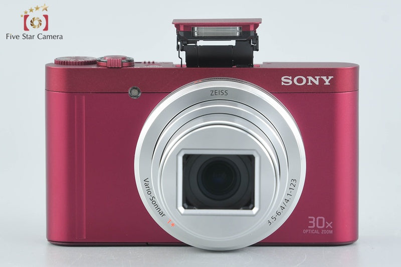 Sony Cyber-Shot DSC-WX500 Red 18.2 MP Digital Camera [Japanese Language Only]