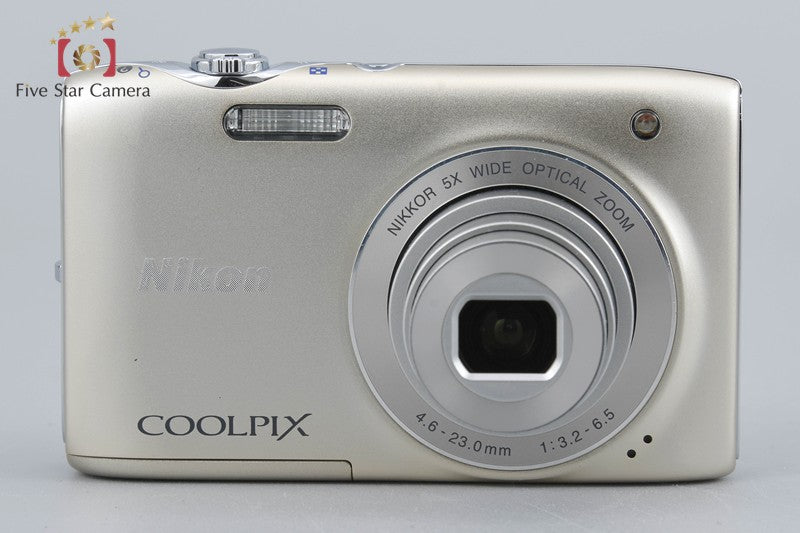 Nikon COOLPIX S3100 Champagne Silver 14.0 MP Digital Camera w/ Box