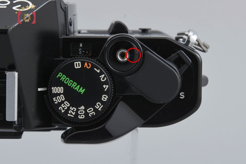 Canon AE-1 PROGRAM Black 35mm SLR Film Camera Body