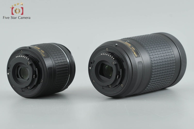 "Count 4" Nikon D5600 24.2 MP SLR Digital Camera 18-55 70-300 VR Lenses w/ Box