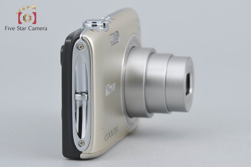 Nikon COOLPIX S3100 Champagne Silver 14.0 MP Digital Camera w/ Box