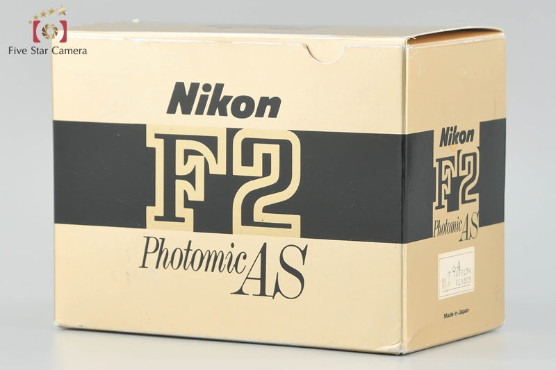 Nikon F2 Photomic AS Silver 35mm SLR Film Camera Body