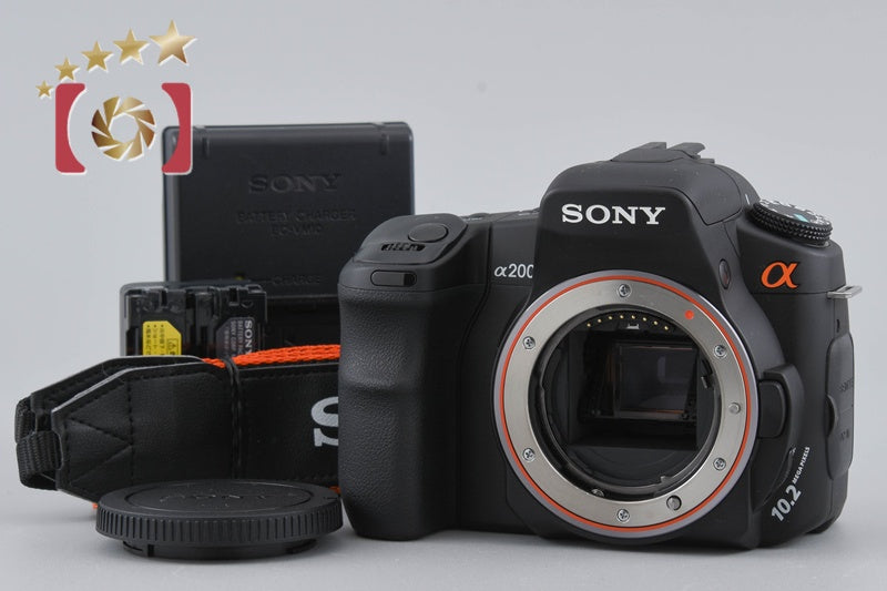 Sony Alpha α200 DSLR-A200 Black Digital SLR Camera Body [Japanese Language Only]