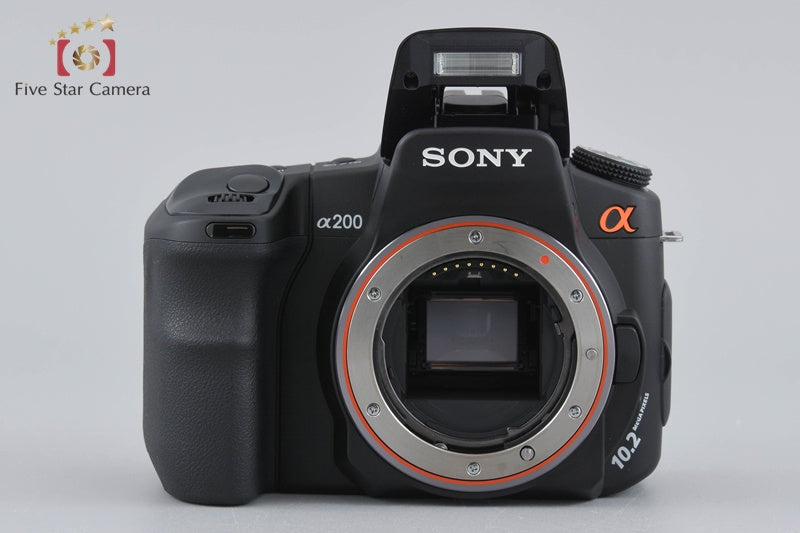 Sony Alpha α200 DSLR-A200 Black Digital SLR Camera Body [Japanese Language Only]