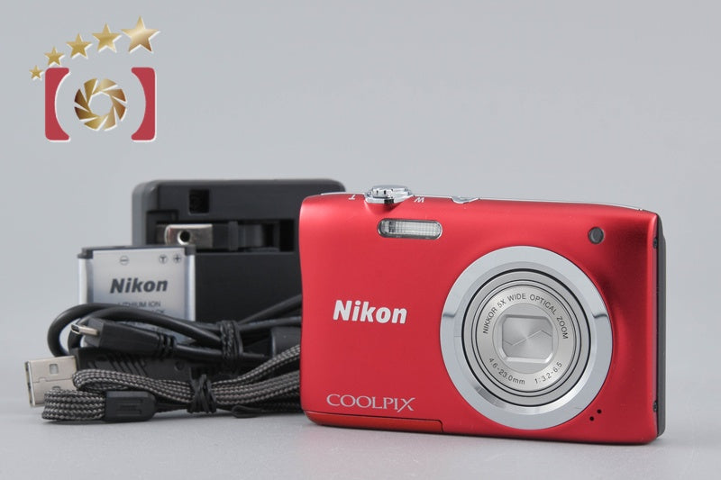 Nikon COOLPIX A100 Red 20.0 MP Digital Camera