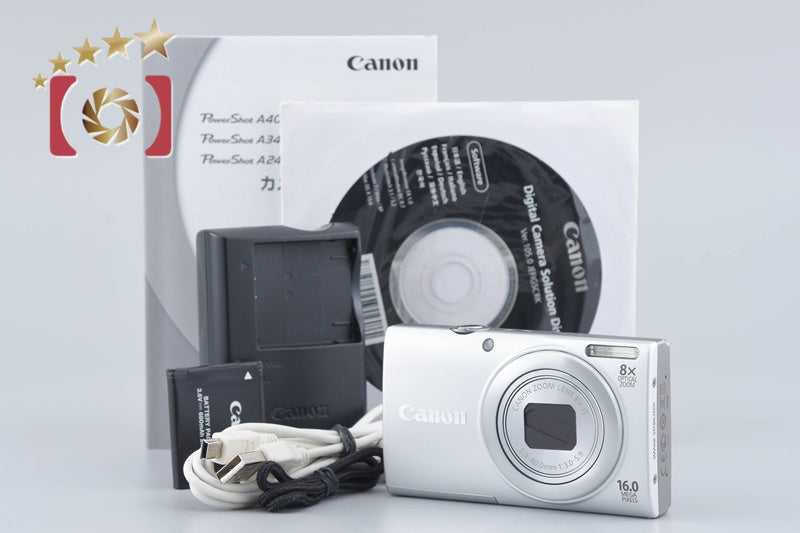 Canon PowerShot A4000 IS Silver 16.0 MP Digital Camera