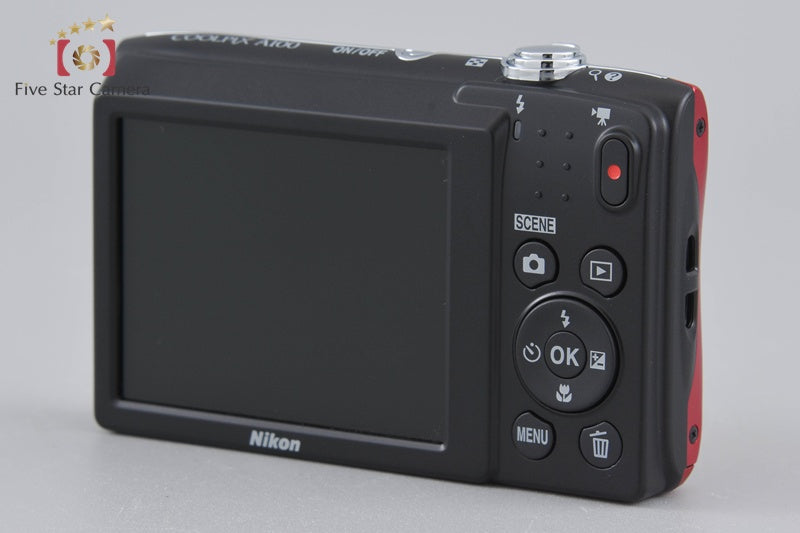 Nikon COOLPIX A100 Red 20.0 MP Digital Camera