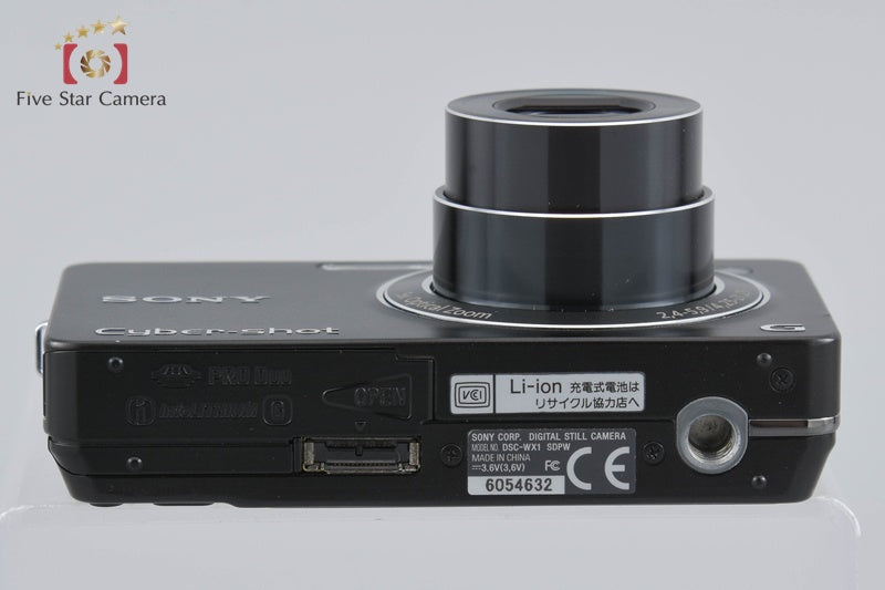 Sony Cyber-shot DSC-WX1 Black Digital Camera [Japanese Language Only]