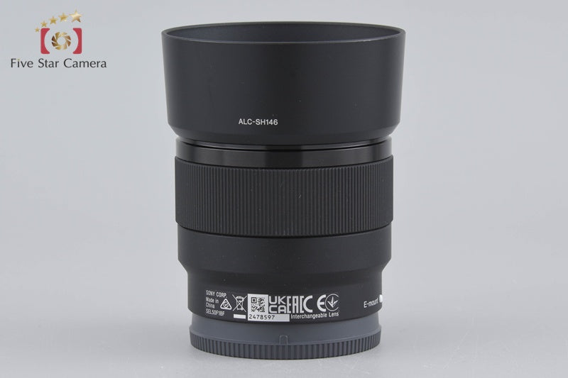 Sony FE 50mm f/1.8 SEL50F18F Sony Full Frame E-Mount Lens