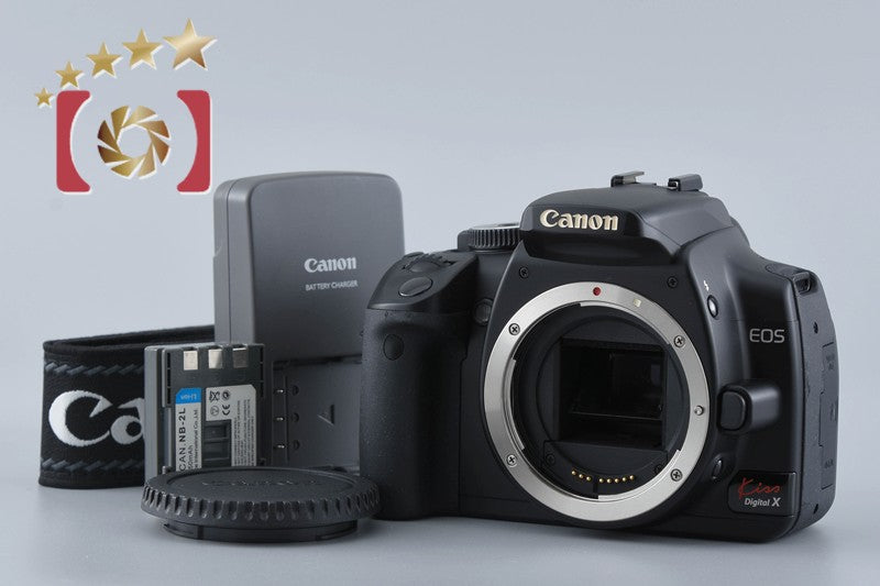 Canon EOS kiss Digital X Black 10.1MP Digital SLR Camera Body