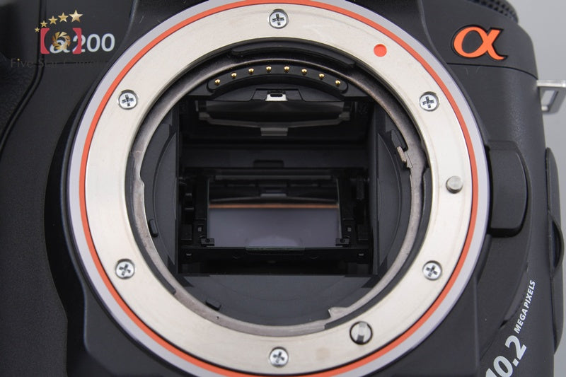 Sony Alpha α200 DSLR-A200 Black Digital SLR Camera Body [Japanese Language Only]