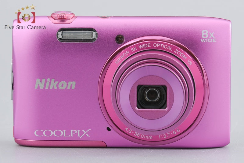 Nikon COOLPIX S3600 Azalea Pink 20.0 MP Digital Camera w/ Box