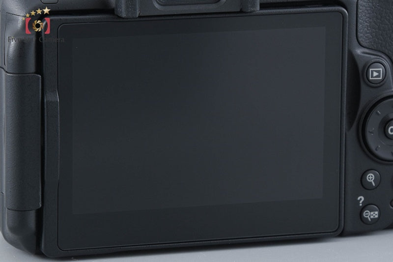 "Count 3,844" Nikon D5300 Black 24.2 MP DSLR Camera 18-55 70-300 Lenses