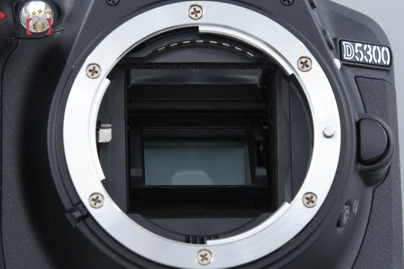 "Count 3,844" Nikon D5300 Black 24.2 MP DSLR Camera 18-55 70-300 Lenses