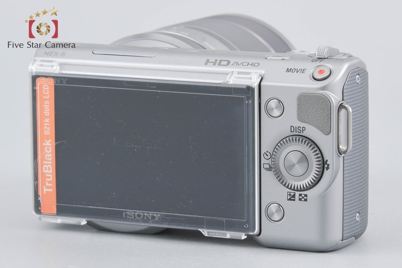 Sony α NEX-5 16.1 MP Silver Digital Camera 18-55 Lens [Japanese Language Only]