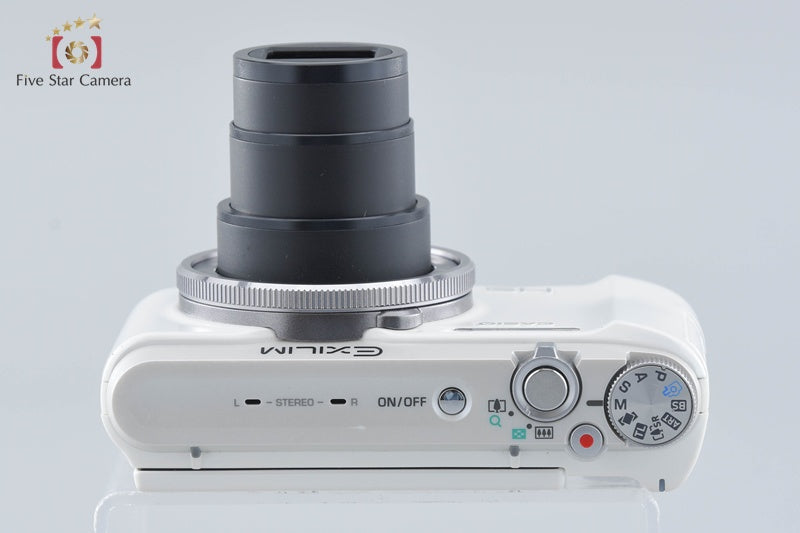 Casio HIGH SPEED EXILIM EX-ZR1300 White 16.1 MP Digital Camera