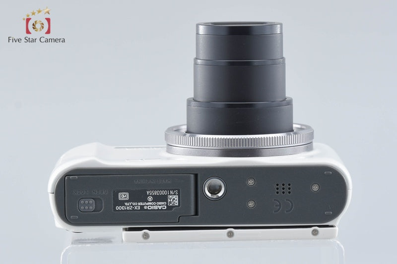 Casio HIGH SPEED EXILIM EX-ZR1300 White 16.1 MP Digital Camera