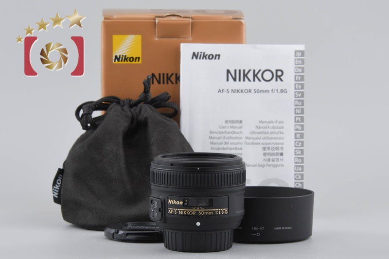 Nikon AF-S NIKKOR 50mm f/1.8 G w/ Box
