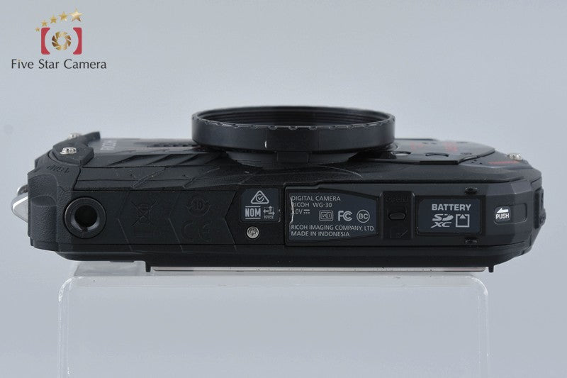 "Shutter count 2,155" Ricoh Pentax WG-30 Black 16.0 MP Waterproof Action Camera