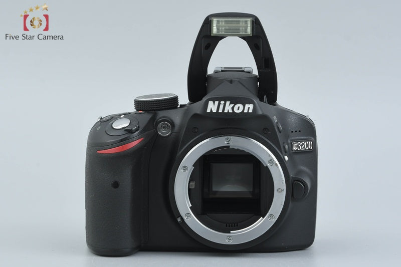 "Count 2,994" Nikon D3200 24.2 MP DSLR Black AF-S DX NIKKOR 18-55 VR Lens