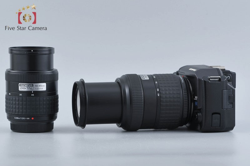 "Count 1,478" Olympus E-300 8.0 MP DSLR Camera 14-45 40-150 Lenses