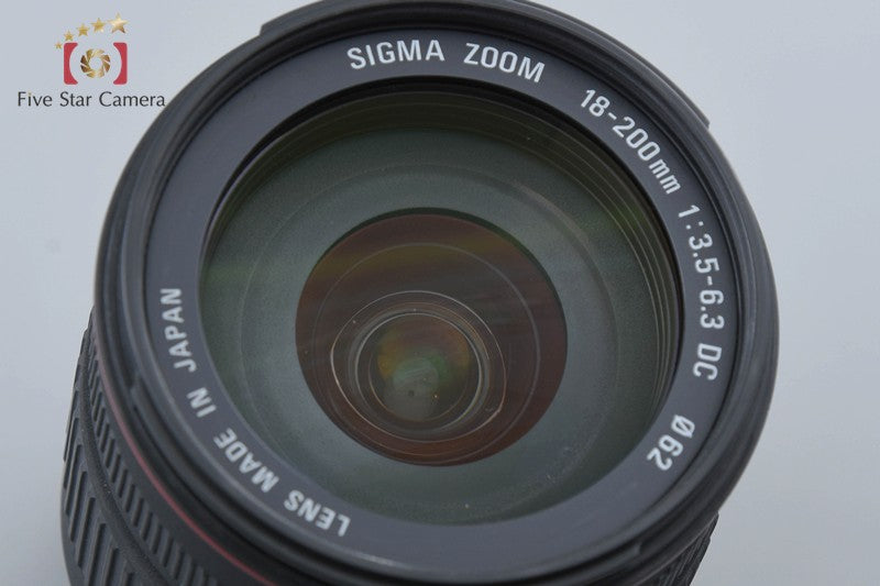 SIGMA 18-200mm f/3.5-6.3 DC for Sony / Minolta A Mount Lens