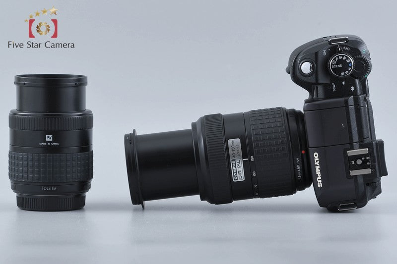 "Count 1,478" Olympus E-300 8.0 MP DSLR Camera 14-45 40-150 Lenses