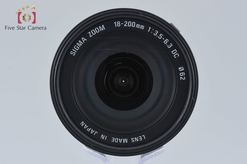 SIGMA 18-200mm f/3.5-6.3 DC for Sony / Minolta A Mount Lens