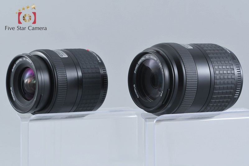 "Count 1,478" Olympus E-300 8.0 MP DSLR Camera 14-45 40-150 Lenses