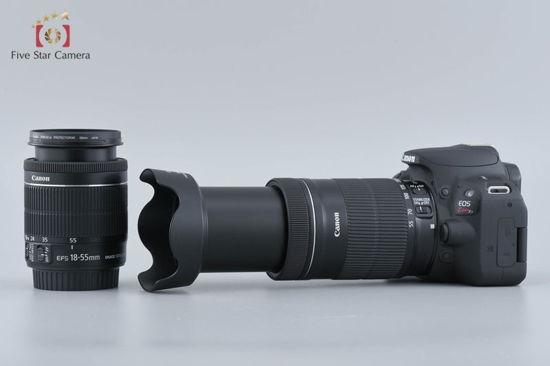 "Count 242" Canon EOS Kiss X9 / Rebel SL2 / 200D Black 24.2 MP 18-55 55-250 Lens