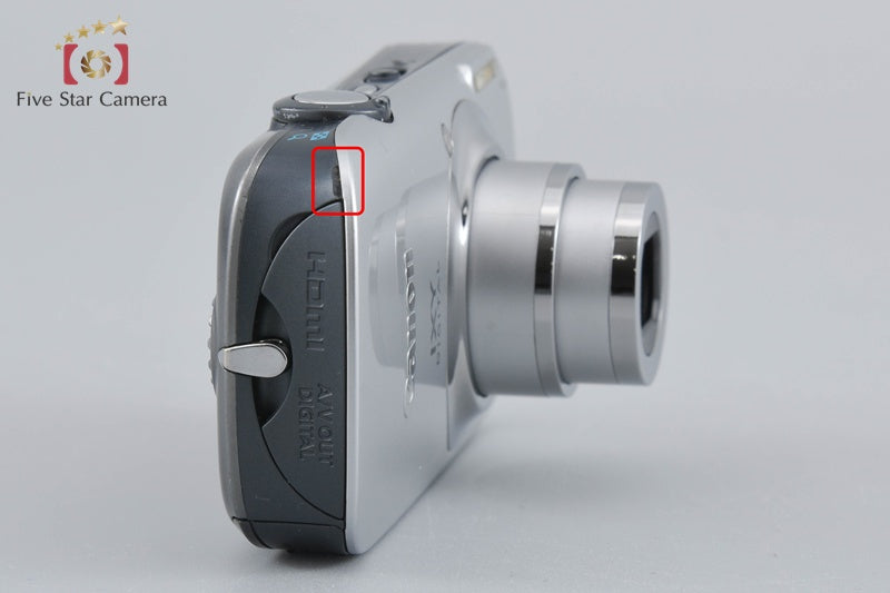 Canon IXY Digital 510 IS Silver 12.1 MP Digital Camera w/ Box