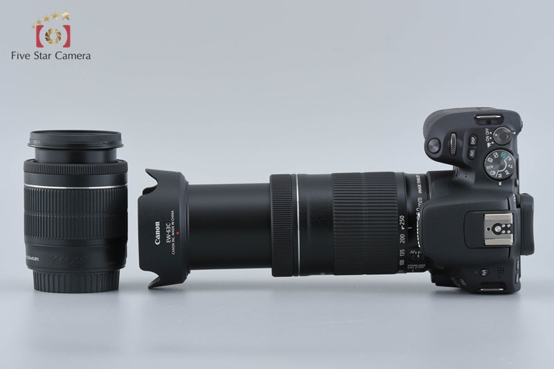 "Count 242" Canon EOS Kiss X9 / Rebel SL2 / 200D Black 24.2 MP 18-55 55-250 Lens